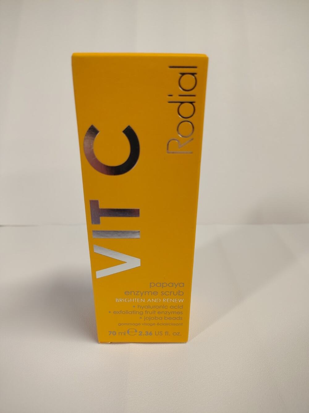 Rodial Vit C Papaya Enzyme Scrub 2.36 fl oz/70ml Full Size Sealed NEW